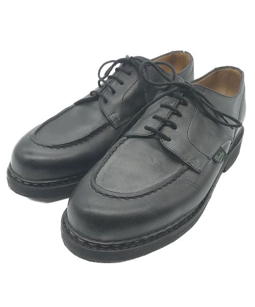 PARABOOT（パラブーツ）PARABOOT (パラブーツ) CHAMBORD　Uチップシューズ ブラック サイズ:7 1/2Fの古着・服飾アイテム