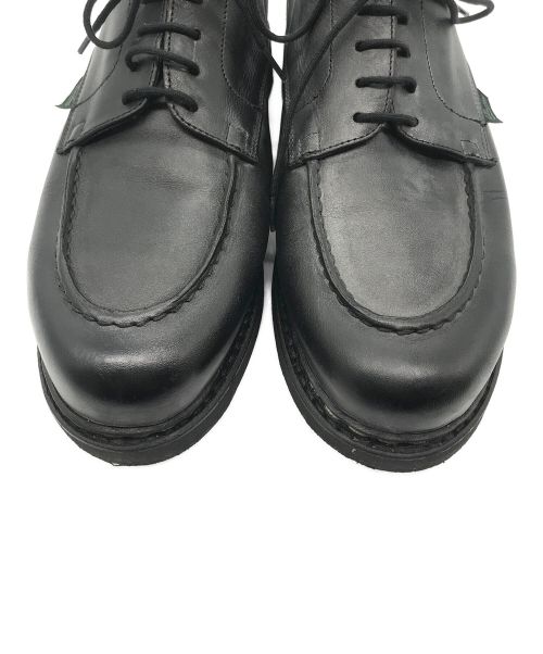 PARABOOT（パラブーツ）PARABOOT (パラブーツ) CHAMBORD　Uチップシューズ ブラック サイズ:7 1/2Fの古着・服飾アイテム
