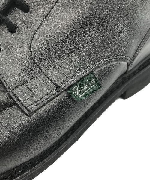 PARABOOT（パラブーツ）PARABOOT (パラブーツ) CHAMBORD　Uチップシューズ ブラック サイズ:7 1/2Fの古着・服飾アイテム