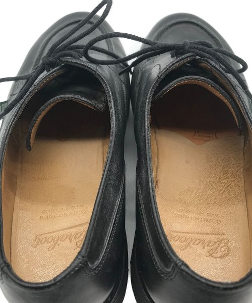 PARABOOT（パラブーツ）PARABOOT (パラブーツ) CHAMBORD　Uチップシューズ ブラック サイズ:7 1/2Fの古着・服飾アイテム