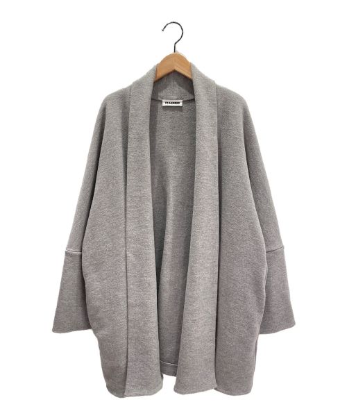 JIL SANDER（ジルサンダー）JIL SANDER (ジルサンダー) ウールガウンコート グレー サイズ:Ｓの古着・服飾アイテム