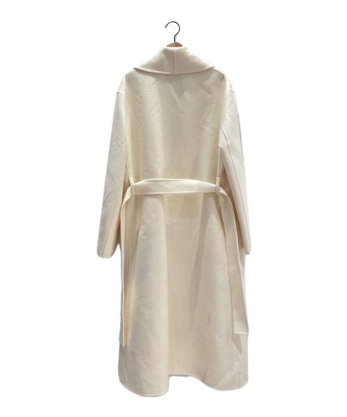 LOEWE（ロエベ）LOEWE (ロエベ) ウールカシミヤローブコート オフホワイト サイズ:XSの古着・服飾アイテム