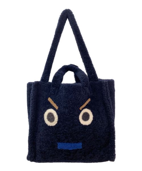 FENDI（フェンディ）FENDI (フェンディ) フェイスムートントートバッグ ネイビー サイズ:-の古着・服飾アイテム