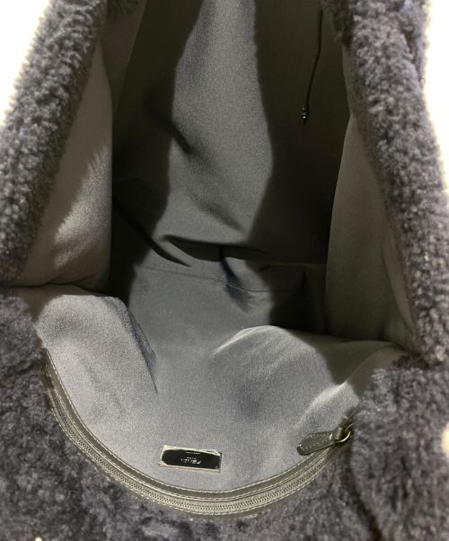 FENDI（フェンディ）FENDI (フェンディ) フェイスムートントートバッグ ネイビー サイズ:-の古着・服飾アイテム