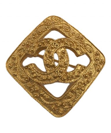 中古・古着通販】CHANEL (シャネル) ひし形ココマークブローチ