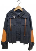 LOEWEロエベ）の古着「エルボーパッチジャケット」｜ブラック