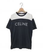CELINEセリーヌ）の古着「21SS スタッズ付ルーズTシャツ」｜ホワイト×ブラック