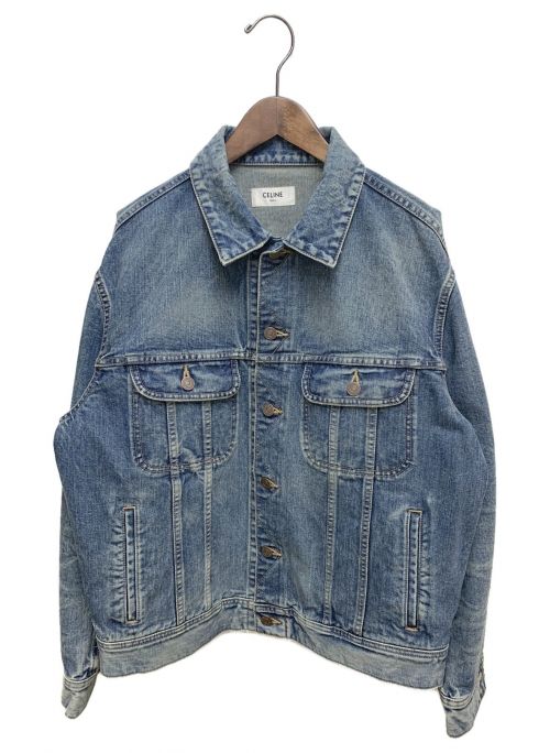 CELINE（セリーヌ）CELINE (セリーヌ) トラッカージャケット インディゴ サイズ:Ｌの古着・服飾アイテム