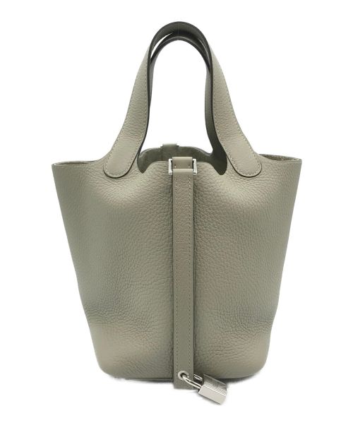 HERMES（エルメス）HERMES (エルメス) ピコタンロックPM グレー サイズ:PMの古着・服飾アイテム