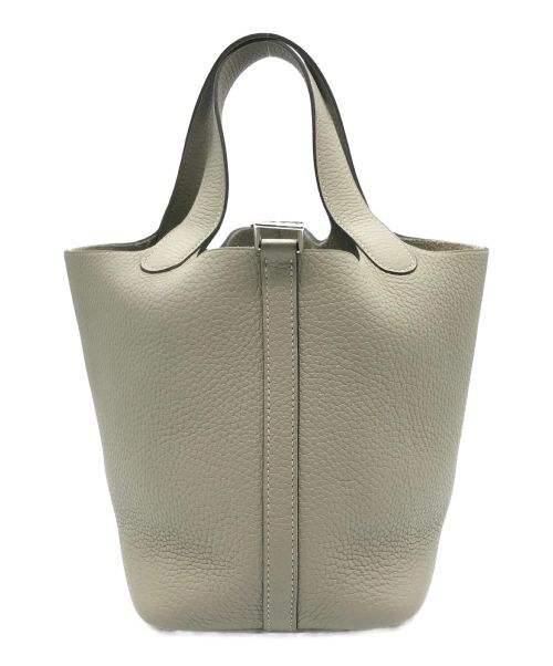 HERMES（エルメス）HERMES (エルメス) ピコタンロックPM グレー サイズ:PMの古着・服飾アイテム