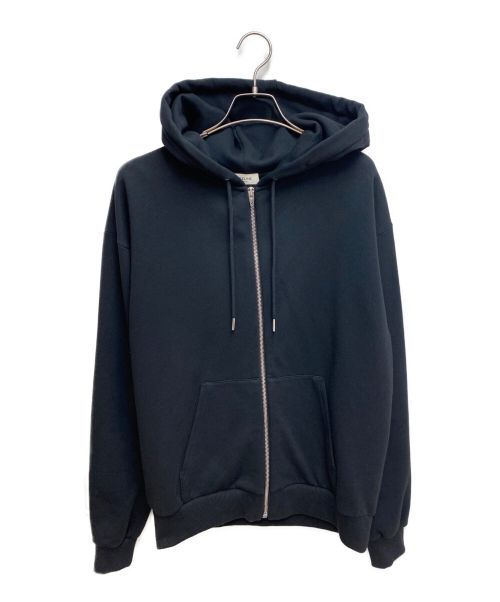CELINE（セリーヌ）CELINE (セリーヌ) STRANGEジップアップパーカー ブラック サイズ:Sの古着・服飾アイテム