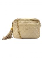 CHANELシャネル）の古着「チェーンショルダーバッグ」｜アイボリー