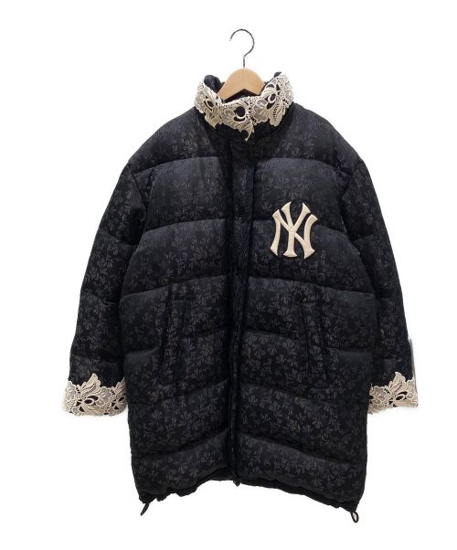 GUCCI（グッチ）GUCCI (グッチ) ヤンキースレースダウンコート ブラック サイズ:38の古着・服飾アイテム