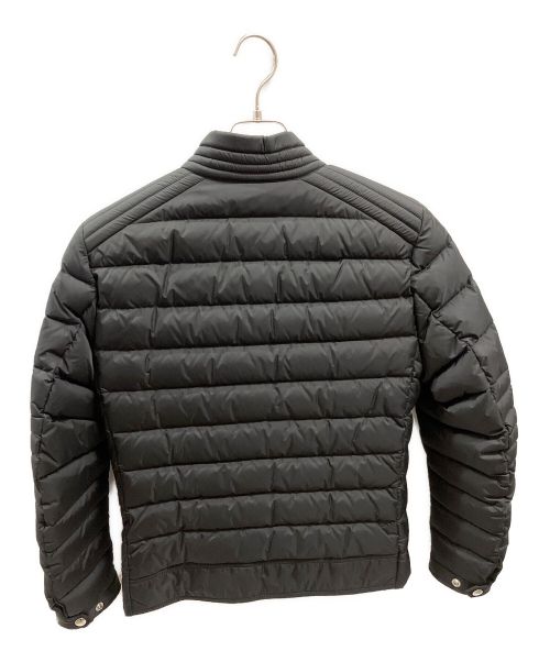 MONCLER（モンクレール）MONCLER (モンクレール) AMIOT ライダース ダウンブルゾン ブラックの古着・服飾アイテム