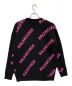 BALENCIAGA (バレンシアガ) ALL OVER LOGO KNIT ブラック サイズ:XS：44800円