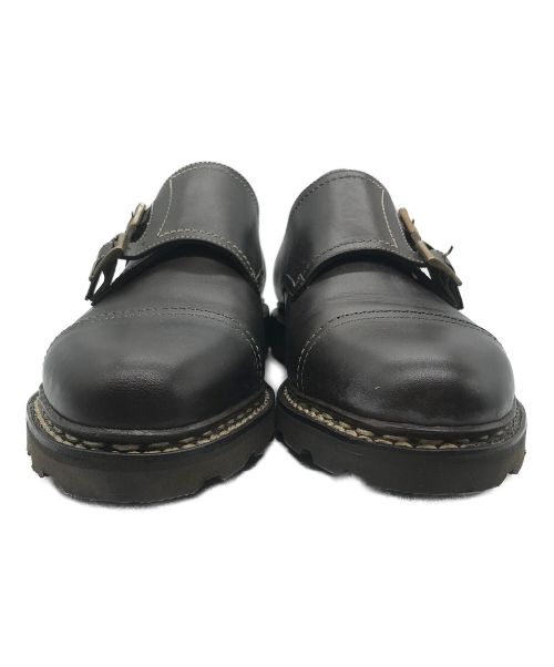 PARABOOT（パラブーツ）PARABOOT (パラブーツ) ダブルモンクストラップシューズ ブラウン サイズ: 7 1/2の古着・服飾アイテム