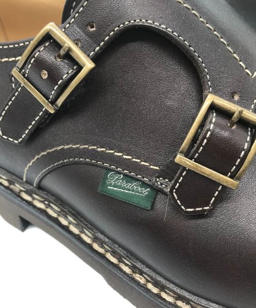 PARABOOT（パラブーツ）PARABOOT (パラブーツ) ダブルモンクストラップシューズ ブラウン サイズ: 7 1/2の古着・服飾アイテム