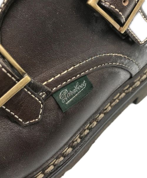 PARABOOT（パラブーツ）PARABOOT (パラブーツ) ダブルモンクストラップシューズ ブラウン サイズ: 7 1/2の古着・服飾アイテム