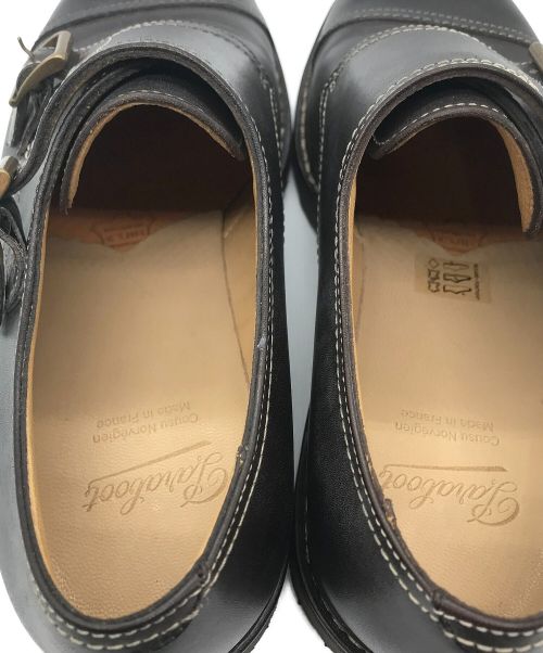 PARABOOT（パラブーツ）PARABOOT (パラブーツ) ダブルモンクストラップシューズ ブラウン サイズ: 7 1/2の古着・服飾アイテム