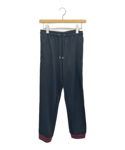GUCCI（グッチ）GUCCI (グッチ) テクニカルジャージーパンツ ブラック サイズ:XSの古着・服飾アイテム
