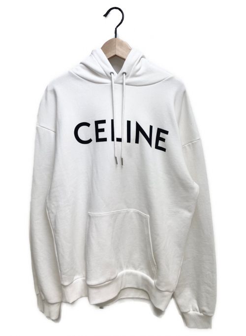 CELINE（セリーヌ）CELINE (セリーヌ) 21AW ルーズスウェットシャツ ホワイト サイズ:Sの古着・服飾アイテム