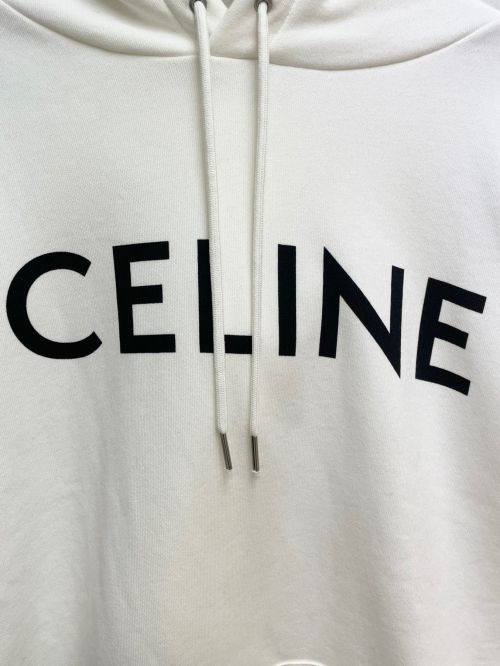 CELINE（セリーヌ）CELINE (セリーヌ) 21AW ルーズスウェットシャツ ホワイト サイズ:Sの古着・服飾アイテム