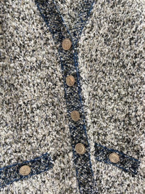 CHANEL（シャネル）CHANEL (シャネル) ツイードニットカーディガン サイズ:36の古着・服飾アイテム