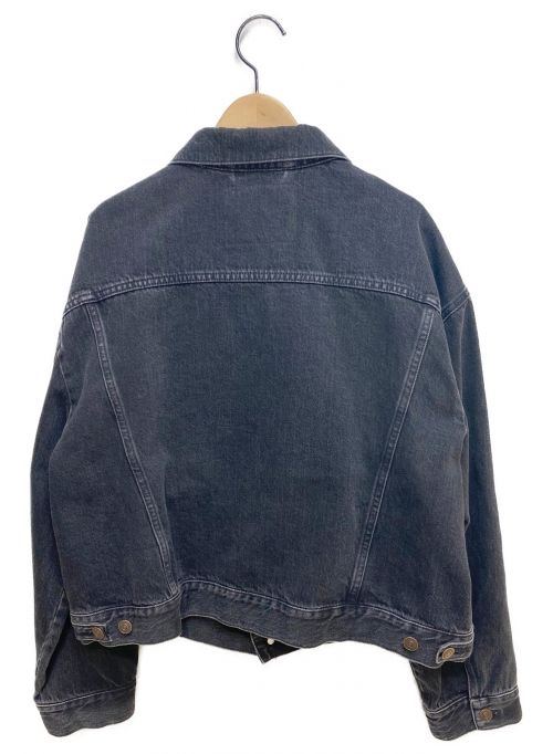 BALENCIAGA（バレンシアガ）BALENCIAGA (バレンシアガ) スウィングデニムジャケット ブラック サイズ:34の古着・服飾アイテム