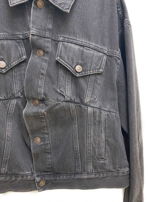BALENCIAGA（バレンシアガ）BALENCIAGA (バレンシアガ) スウィングデニムジャケット ブラック サイズ:34の古着・服飾アイテム