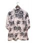 CELINE (セリーヌ) 21SS ルーズ ハワイアンシャツ / プリント入りビスコース ピンク サイズ:38：54800円