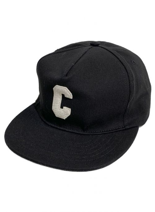 CELINE（セリーヌ）CELINE (セリーヌ) 21AW イニシャル スナップバックキャップ / コットン ブラック サイズ:Lの古着・服飾アイテム