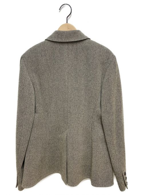 HERMES（エルメス）HERMES (エルメス) セットアップスーツ ブラック×グレー サイズ:40の古着・服飾アイテム