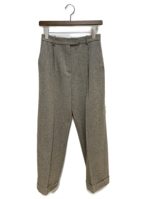 HERMES（エルメス）HERMES (エルメス) セットアップスーツ ブラック×グレー サイズ:40の古着・服飾アイテム