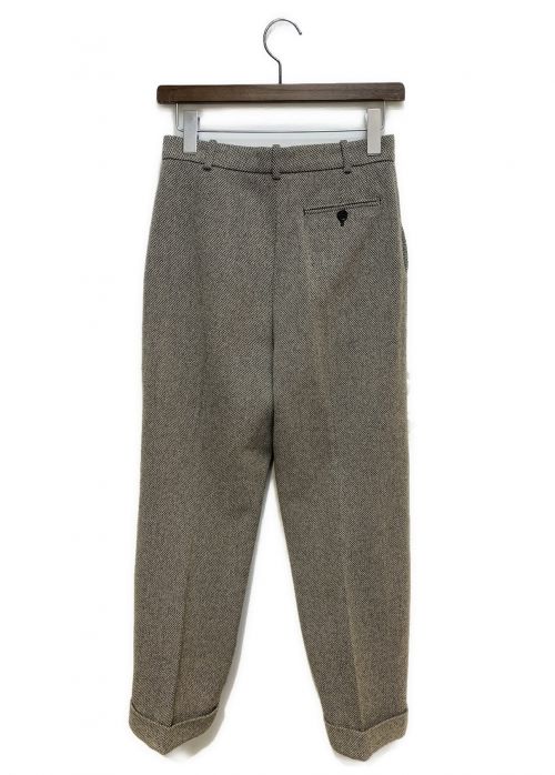 HERMES（エルメス）HERMES (エルメス) セットアップスーツ ブラック×グレー サイズ:40の古着・服飾アイテム
