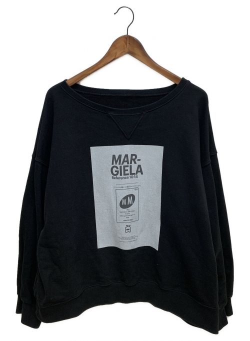 Maison Margiela（メゾンマルジェラ）Maison Margiela (メゾンマルジェラ) オーバーサイズスウェットシャツ ブラック サイズ:48の古着・服飾アイテム
