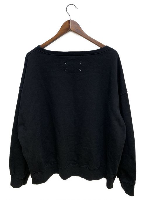 Maison Margiela（メゾンマルジェラ）Maison Margiela (メゾンマルジェラ) オーバーサイズスウェットシャツ ブラック サイズ:48の古着・服飾アイテム