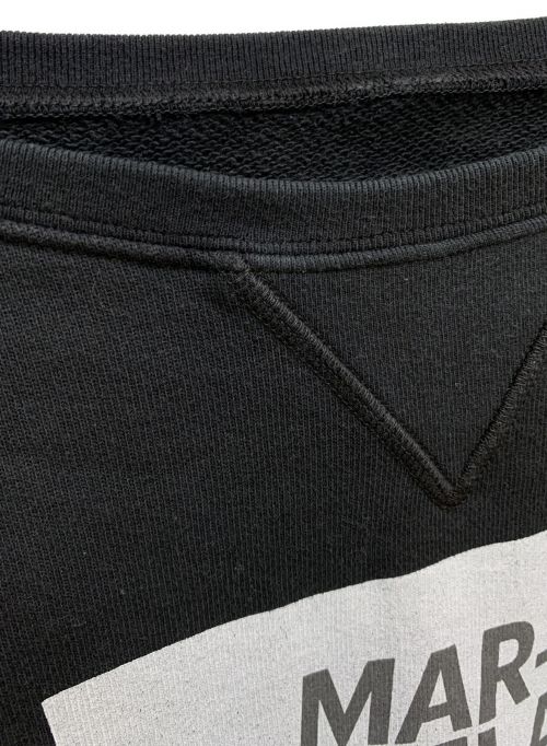 Maison Margiela（メゾンマルジェラ）Maison Margiela (メゾンマルジェラ) オーバーサイズスウェットシャツ ブラック サイズ:48の古着・服飾アイテム
