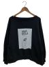 Maison Margiela（メゾンマルジェラ）の古着「オーバーサイズスウェットシャツ」｜ブラック