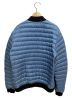 PRADA (プラダ) ロゴプレートダウンブルゾン ブルー サイズ:48：54800円