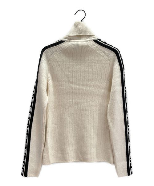CELINE（セリーヌ）CELINE (セリーヌ) カシミヤタートルネックニット ホワイト サイズ:Mの古着・服飾アイテム