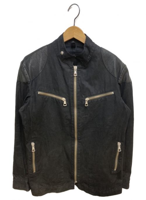 Maison Margiela（メゾンマルジェラ）Maison Margiela (メゾンマルジェラ) モーターサイクルジャケット ブラック サイズ:46の古着・服飾アイテム