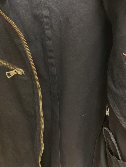 Maison Margiela（メゾンマルジェラ）Maison Margiela (メゾンマルジェラ) モーターサイクルジャケット ブラック サイズ:46の古着・服飾アイテム