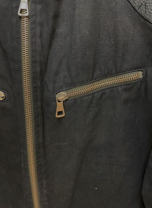 Maison Margiela（メゾンマルジェラ）Maison Margiela (メゾンマルジェラ) モーターサイクルジャケット ブラック サイズ:46の古着・服飾アイテム
