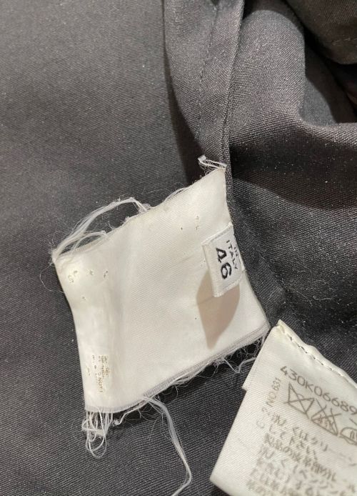 Maison Margiela（メゾンマルジェラ）Maison Margiela (メゾンマルジェラ) モーターサイクルジャケット ブラック サイズ:46の古着・服飾アイテム