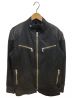 Maison Margiela（メゾンマルジェラ）の古着「モーターサイクルジャケット」｜ブラック