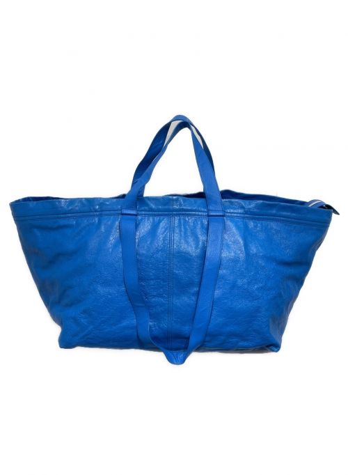 BALENCIAGA（バレンシアガ）BALENCIAGA (バレンシアガ) CARRY SHOPPER L ブルー サイズ:Lの古着・服飾アイテム