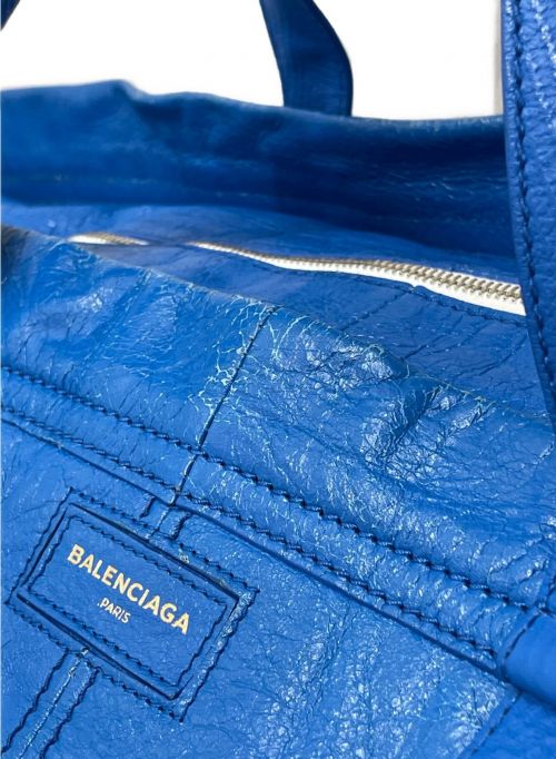 BALENCIAGA（バレンシアガ）BALENCIAGA (バレンシアガ) CARRY SHOPPER L ブルー サイズ:Lの古着・服飾アイテム