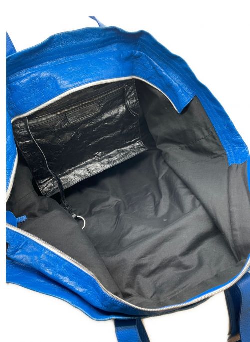 BALENCIAGA（バレンシアガ）BALENCIAGA (バレンシアガ) CARRY SHOPPER L ブルー サイズ:Lの古着・服飾アイテム