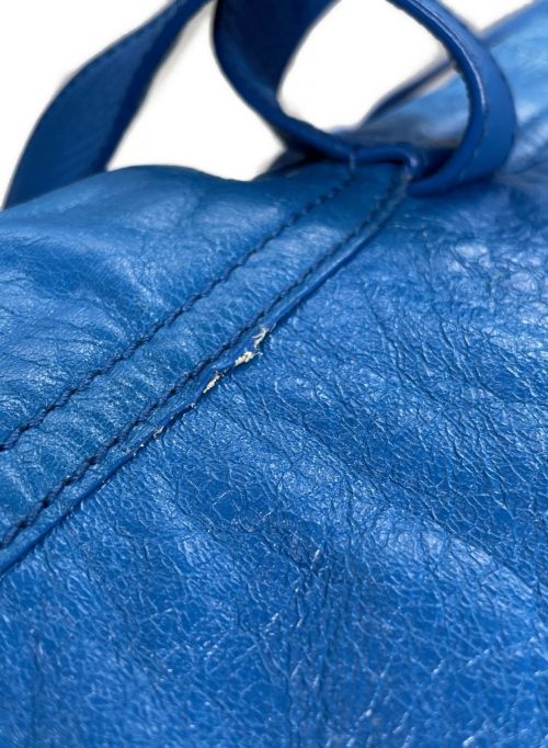 BALENCIAGA（バレンシアガ）BALENCIAGA (バレンシアガ) CARRY SHOPPER L ブルー サイズ:Lの古着・服飾アイテム