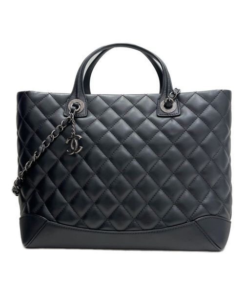 CHANEL（シャネル）CHANEL (シャネル) 2wayショルダートートバッグ ブラック サイズ:-の古着・服飾アイテム